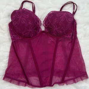 La Senza Bustier Corset Top L